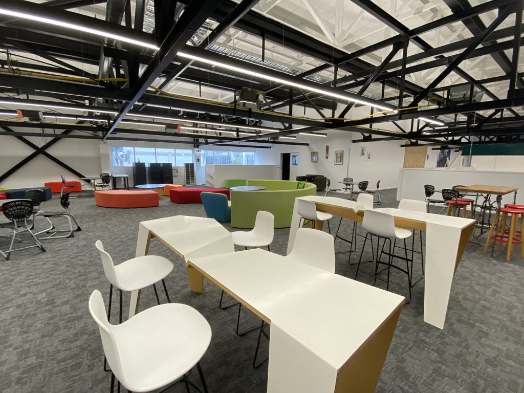 Inside the completed building after remediation, Unitec, Auckland